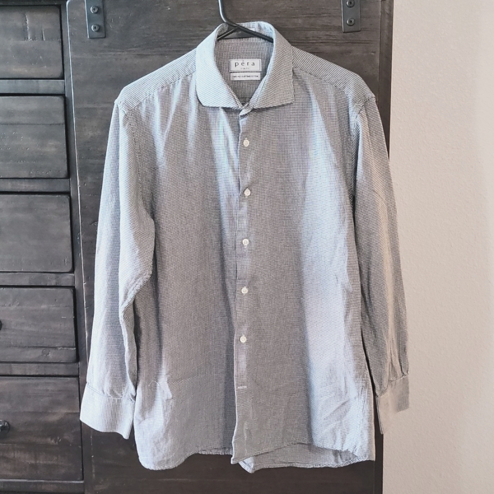 Pera trim fit dress shirt 16.5